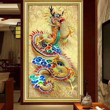Load image into Gallery viewer, Large 5D Diamond Painting Dragon
