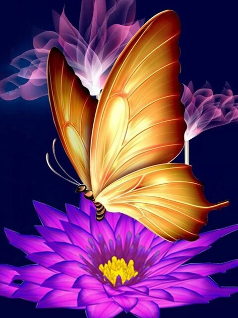 Butterfly Diamond Painting Kits 5D