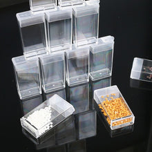 Load image into Gallery viewer, 6/10/12/24/44/64/80/126 Grids Divided Storage Box Plastic Diamond Organizer with stickers
