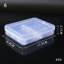 Load image into Gallery viewer, 6/10/12/24/44/64/80/126 Grids Divided Storage Box Plastic Diamond Organizer with stickers
