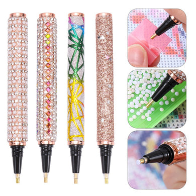 1Pc New Glitter 5D Diamond Painting Pen Sparkle Point Drill Pens DIY Craft Nail Art Diamond Painting Tool