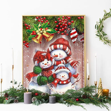 Snowman Diamond Art Kits Full Drill