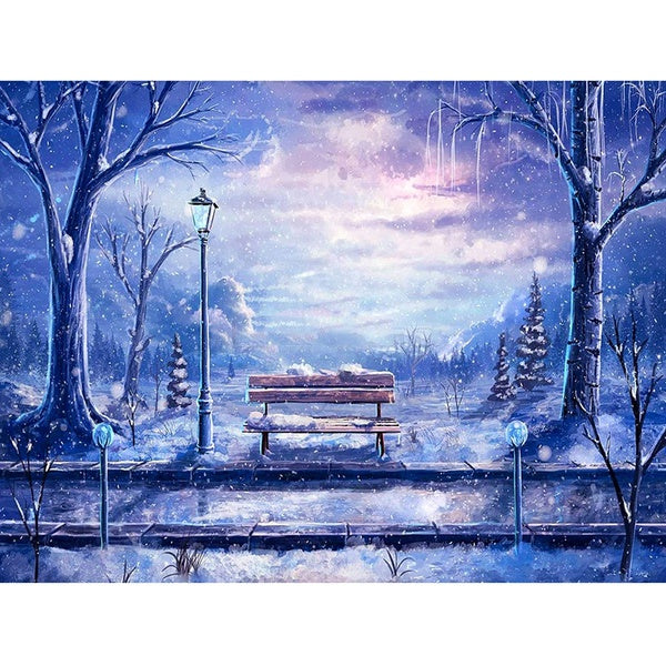 Beautiful View DIY 5D Diamond Painting Round Square