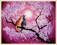 Load image into Gallery viewer, Diamond Painting Moon Cat
