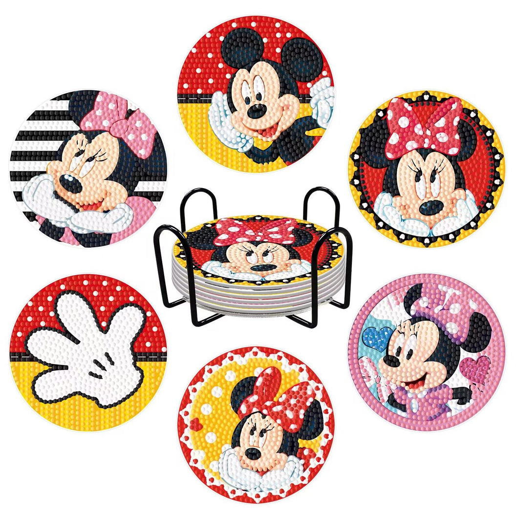 6Pcs DIY Diamond Painting Coasters ADP8813