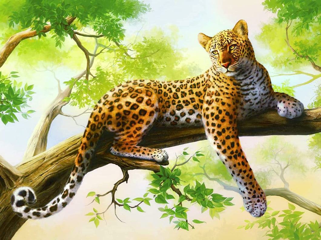 DIY 5D Cheetah Diamond Painting Kits for Adults
