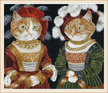 Load image into Gallery viewer, Orange Tabby Cat Diamond Painting
