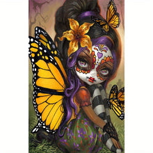 Load image into Gallery viewer, Moving Figures Butterfly Fairy Girl Embroidery Diamond Art 40x70CM/15.75x27.56inch
