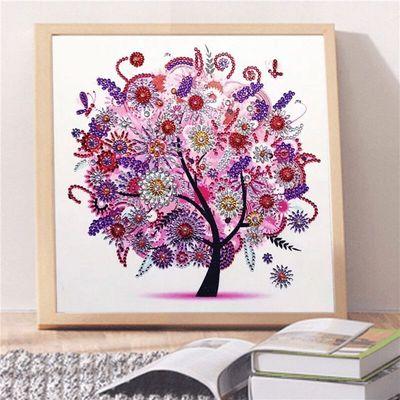 Special Shaped Drill Diamond Painting Tree Autumn
