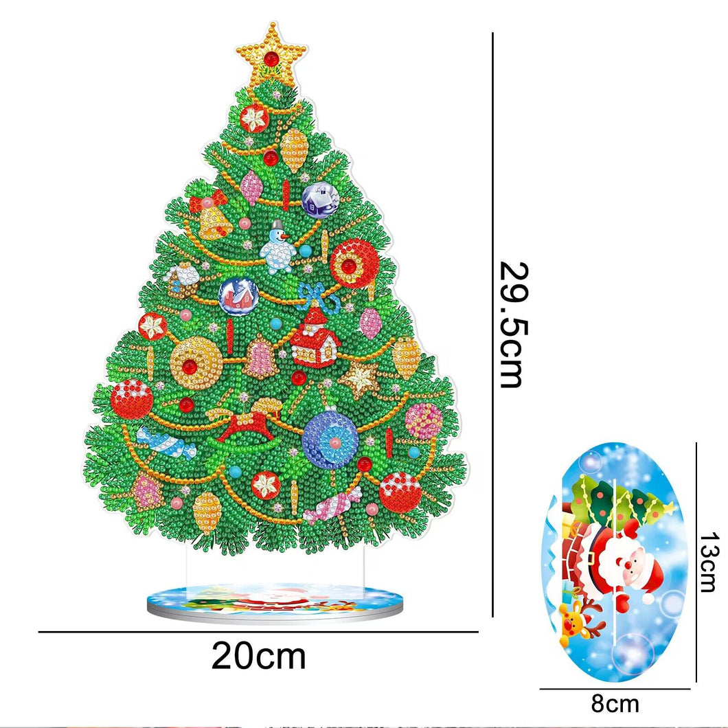 5D DIY Diamond Painting Christmas Tree Ornaments