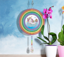 Load image into Gallery viewer, Creative DIY diamond painting Paste drill PVC hanging picture Shop window Three-dimensional Decorative paintings Hanging card Wind chimes ADP14897
