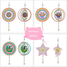 Load image into Gallery viewer, Creative DIY diamond painting Paste drill PVC hanging picture Shop window Three-dimensional Decorative paintings Hanging card Wind chimes ADP14895
