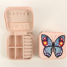 Load image into Gallery viewer, Butterfly DIY Diamond Painting Exquisite Jewelry Small Box Kit

