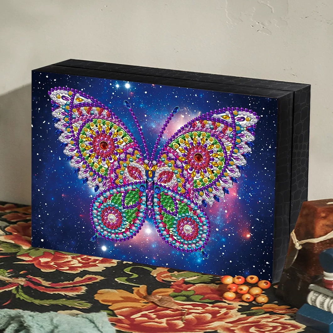 Butterfly DIY Diamond Painting Jewelry Box Kit ADP5071