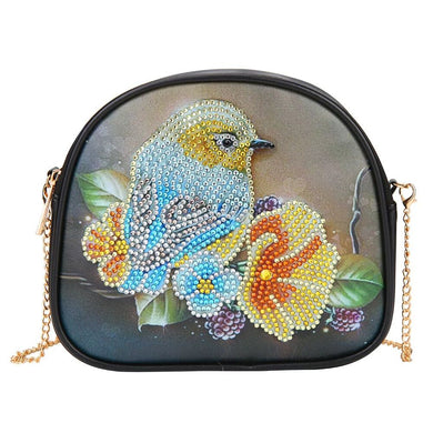 DIY Diamond Stickers Painting Kits Handbag Cosmetic Bag PU Leather Waterproof Bag ADP14878