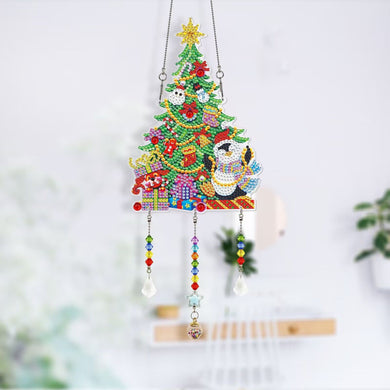 DIY Diamond Painting Wind Chimes Hanging Home Decoration Christmas Tree