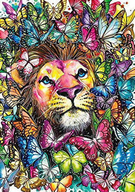 Diamond Painting Lion Butterfly 30x40cm