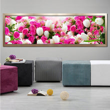 Load image into Gallery viewer, White Flower Rose Diamond Painting Large Size
