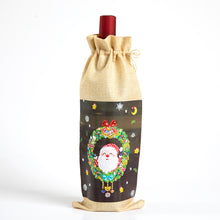 Load image into Gallery viewer, Diamond Painting Red Wine Bag - Santa Claus

