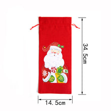 Load image into Gallery viewer, Diamond Painting Red Wine Bag - Christmas Santa Claus
