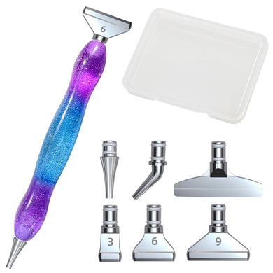 Diamond Painting Tools DIY Resin Spot Drill Pen Six Kinds of Metal Nib Storage Box