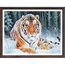 Load image into Gallery viewer, Snow Tiger 40X30cm
