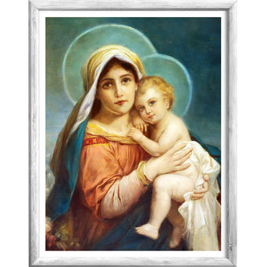 Religious Virgin And Child 30X40cm