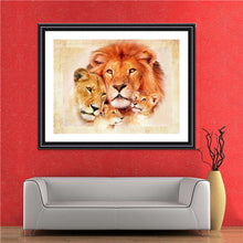 Load image into Gallery viewer, The Lion Family 40X30cm
