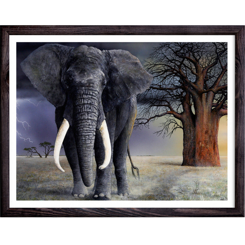 Elephant Animal 40X30cm