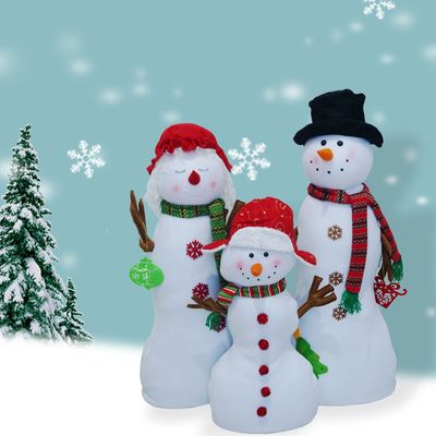 5D Diamond Painting Christmas Snowman Family