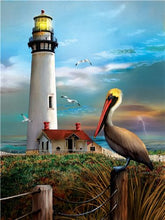 Load image into Gallery viewer, Lighthouse 5D Cross Stitch
