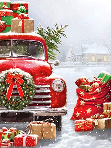 Gift Car Christmas Diamond Painting Kits ADP8413