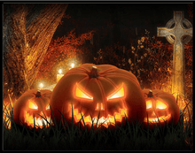 Load image into Gallery viewer, Pumpkin Diamond Painting
