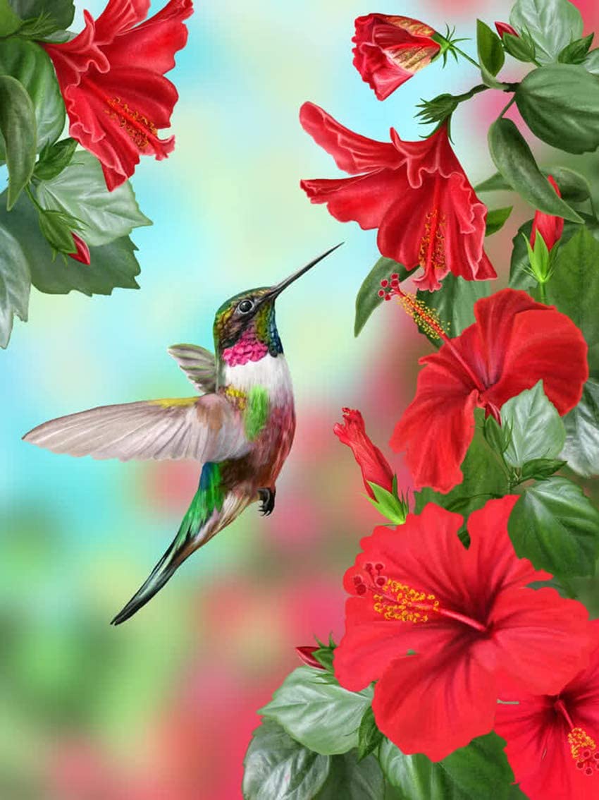 Diamond Hummingbird Paintings