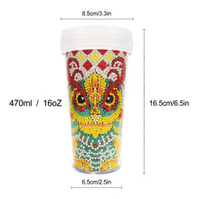 Load image into Gallery viewer, Owl DIY Diamond Painting Cup Kit Birthday Present
