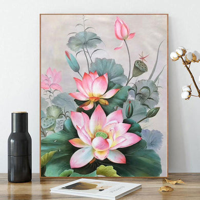 Lotus Diamond Painting Kit Flowers ADP6268