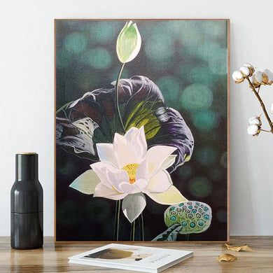 Lotus Diamond Painting Kit Flowers ADP6276