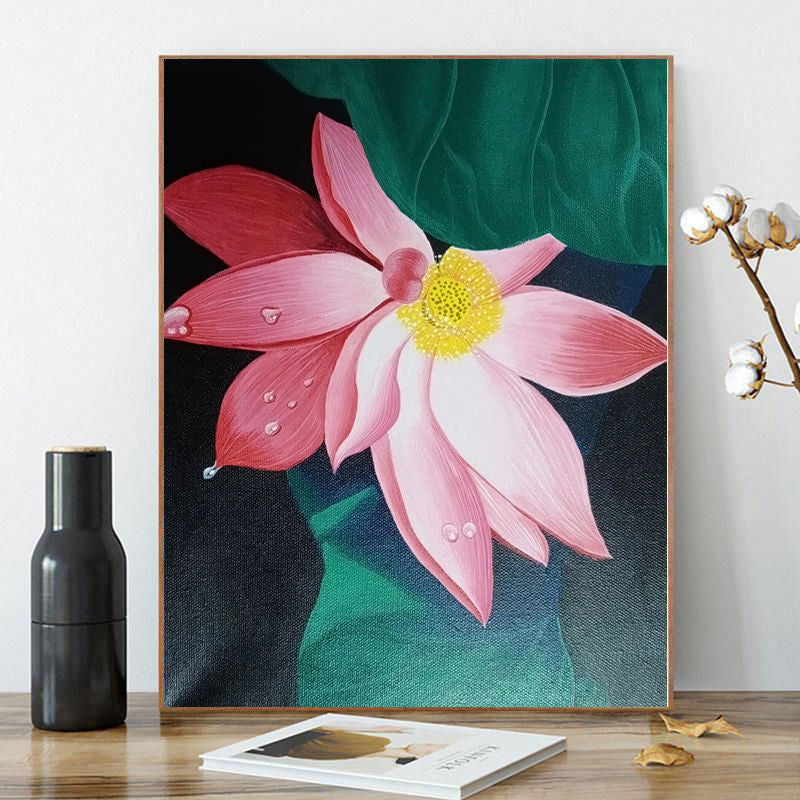 Lotus Diamond Painting Kit Flowers ADP6277