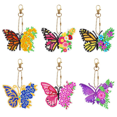 New Diamond Painting Keychain Butterfly Birthday Gift ADP9442
