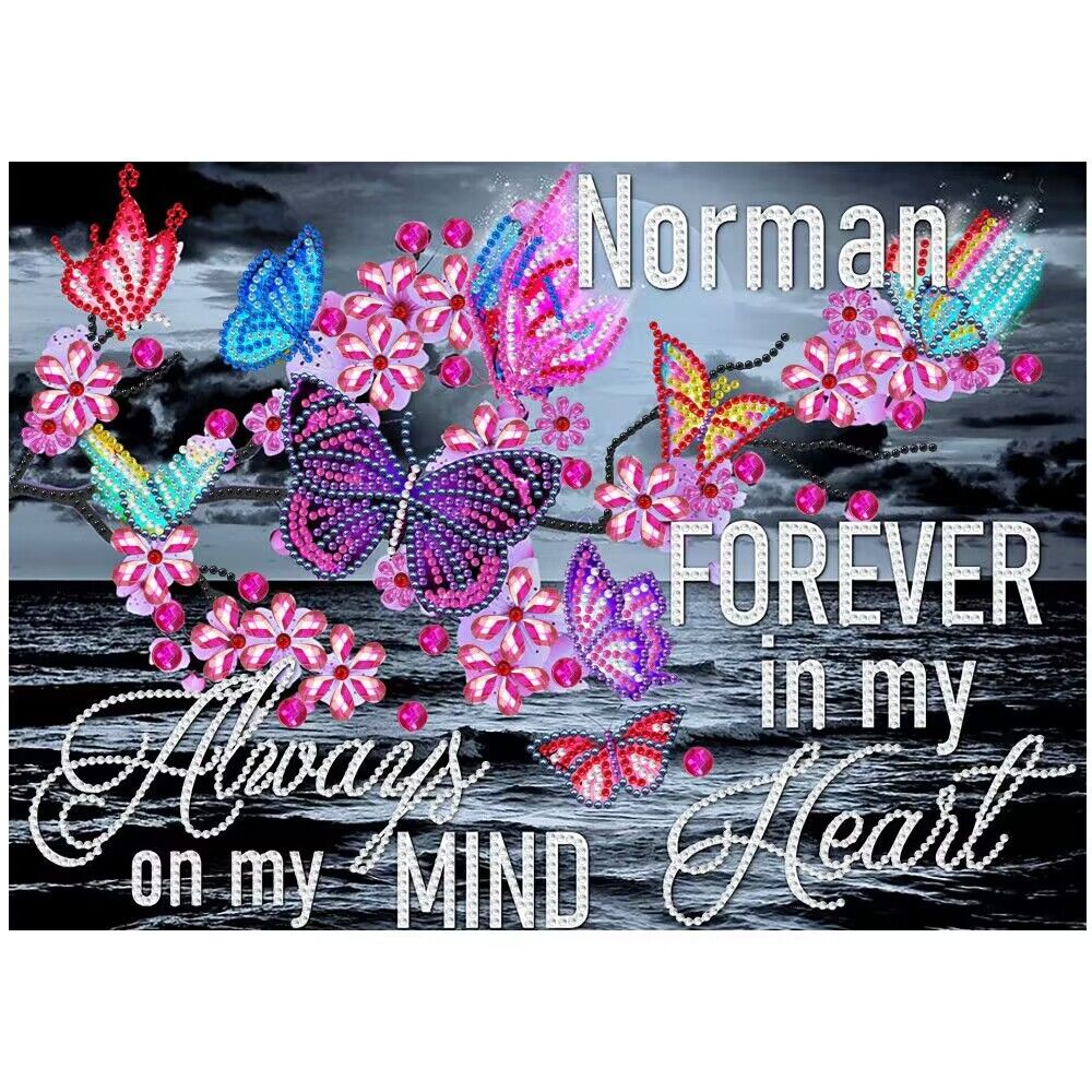 Norman Always in My Heart Forever on My Mind Partial Drill Diamond Painting ADP903SD