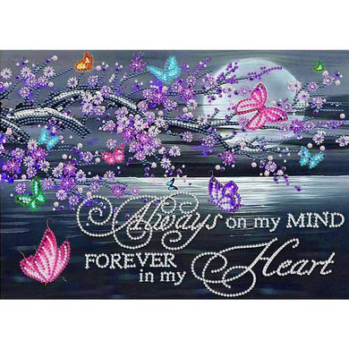 Always in My Heart Forever on My Mind Partial Drill Diamond Painting ADP904SD