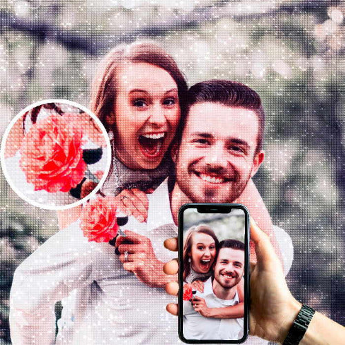 Personalised Photo Custom Diamond Painting Kit – Turn Your Photos into Beautiful Diamond Art