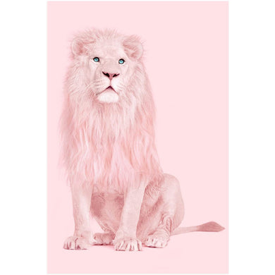 Pink Lion Diamond Painting ADP7294