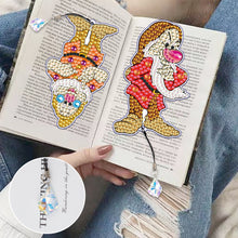 Load image into Gallery viewer, 2pcs Disney DIY Diamond Painting Bookmark Mickey Special Shaped Bookmarks Art Craft Handmade Gift ADP9418
