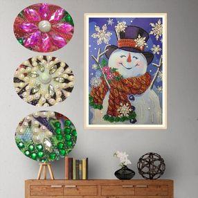 Special Shaped Drill Diamond Painting Christmas?Snowman