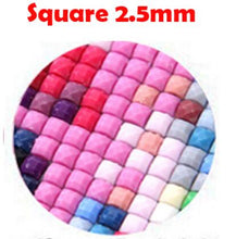 Load image into Gallery viewer, DMC 447 Color Full Round/square Drills Resin Diamond,Diamond Painting Full Drills Beads Stone Gem Accessory

