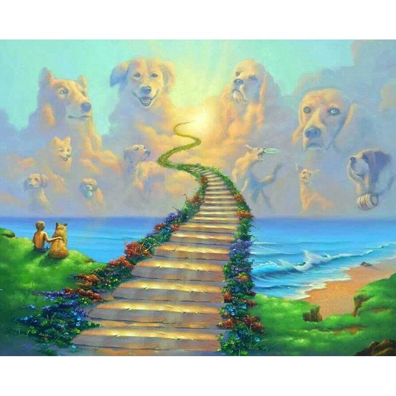 All Dogs Go To Heaven Diamond Painting