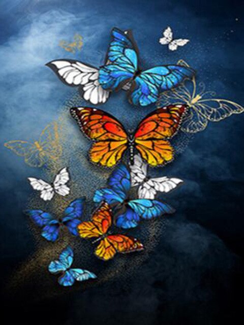 Rhinestones Butterfly