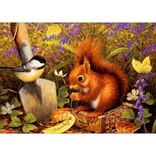 Load image into Gallery viewer, Diamond Painting Squirrel And Bird
