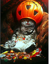 Load image into Gallery viewer, Diamond Painting Cat Halloween
